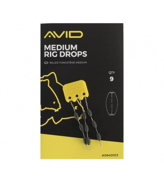 AVID CARP TERMINAL TACKLE - MEDIUM RIG DROPS