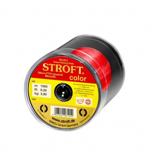 Stroft Color Red főzsinór 1000m  0,20mm