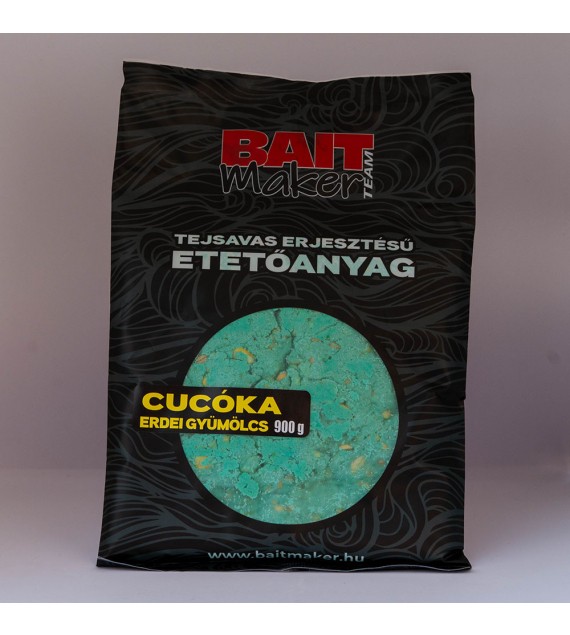 BAIT MAKER Tejsavas erjesztésű etetőanyag Cucóka Erdei Gyümölcs 900g