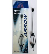 TOP MIX Hárombordás arrow method feeder kosár, 35g