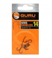 GURU MWG Hook size 16 (Barbless/Eyed)