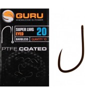 GURU Super LWG Hook Size 16 (Barbless/Spade End)