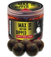 Haldorádó MAX MOTION Boilie Dipped 20 mm - Fűszeres Vörös Máj