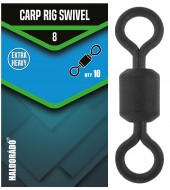 Haldorádó Carp Rig Swivel  8 - Univerzális, erős pontyos forgó