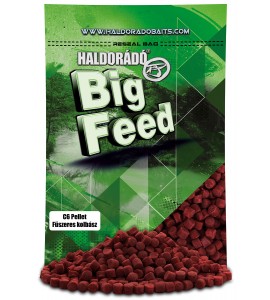 Haldorádó Big Feed - C6 Pellet - Fűszeres Kolbász