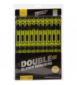 PRESTON DOUBLE SLIDER WINDERS 13cm YELLOW