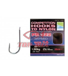 PRESTON COMPETITION 322 HOOKS TO NYLON SIZE 20