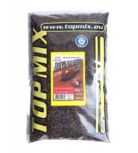 TOP MIX Dynamic Carp etető pellet, Máj