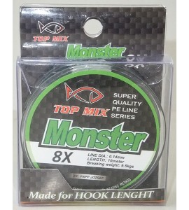TOP MIX X8 Monster előke zsinór 0,14mm