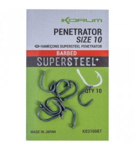 Korum PENETRATOR HOOK BARBED SIZE 12