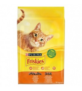 Friskies Száraz Macska Csirke+Zöldség 10kg