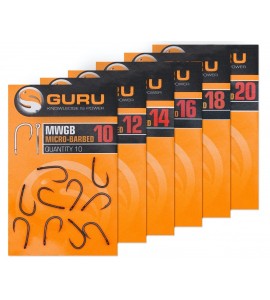 GURU MWG Hook size 10 (Barbed/Eyed)