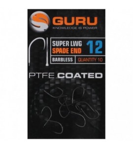 GURU Super LWG Hook Size 12 (Barbless/Spade End)