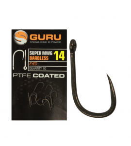 GURU Super MWG Hook Size 14 (Barbless/Eyed)