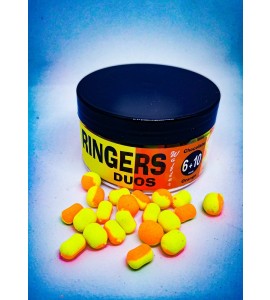 Ringers Duos Wafters - Yellow-orange 6-10mm