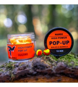 Feedermánia HIGH POWER POP-UP BOILIES & BARRELS 10 MM MANGO