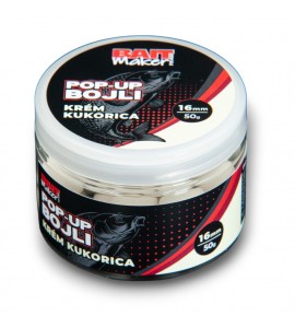 BAIT MAKER PPop Up Bojli 16 mm Krém Kukorica 50 g