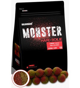 Haldorádó MONSTER Hard Boilie 24+ - Vörös Lazac
