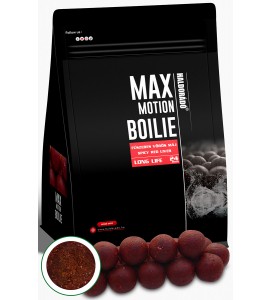 Haldorádó MAX MOTION Boilie Long Life 24 mm - Fűszeres Vörös Máj