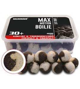 Haldorádó MAX MOTION Boilie Long Life 30+ mm - Kókusz & Tigrismogyoró