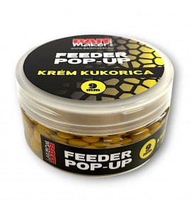BAIT MAKER Feeder Pop Up 9 mm Krém Kukorica 25 g