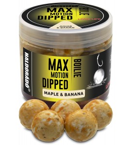 Haldorádó MAX MOTION Boilie Dipped 20 mm - Juhar & Banán