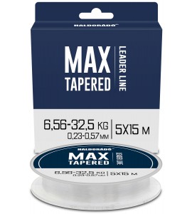Haldorádó MAX TAPERED Leader 5x15 m - 0,23-0,57 mm dobóelőke