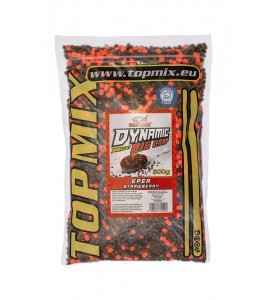 TOP MIX Dynamic BIG Carp etető pellet, Eper