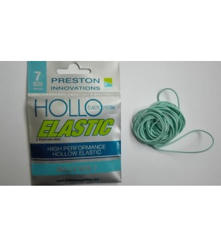 PRESTON HOLLO ELASTIC SIZE 7h SKY BLUE (VILÁGOS KÉK 1,2mm)