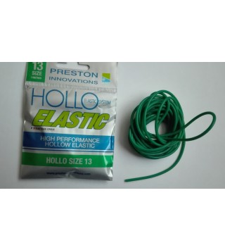 PRESTON Hollo Elastic rakós gumi Size 13h Green (zöld 2,3mm)