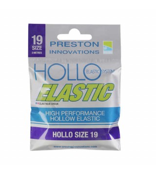 PRESTON HOLLO ELASTIC SIZE 19h PURPLE (LILA 3,2mm)