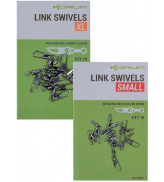 Korum Link Swivels kapcsos forgó