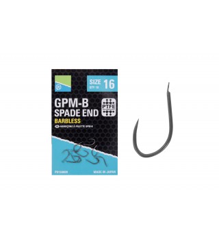 PRESTON GPM-B Spade End Hooks lapkás horog - 18