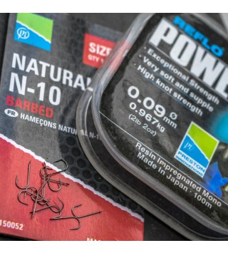 PRESTON N10 Hook lapkás horog - 20