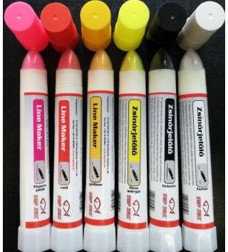 TOP MIX Zsinórjelölő filc fluoro sárga