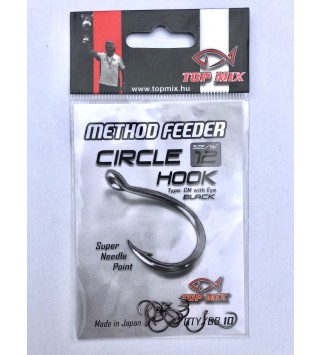 TOP MIX Method Feeder Circle Hook horog #12