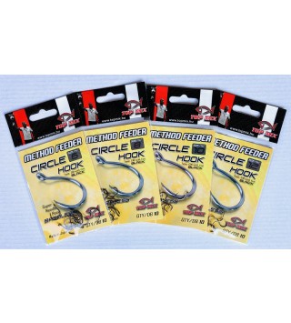 TOP MIX Method Feeder Circle Hook horog Barbless #10