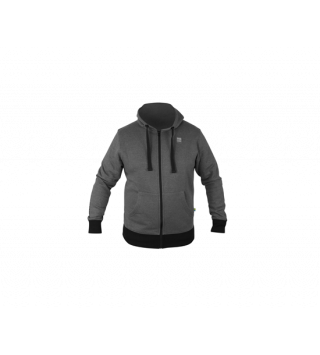 PRESTON NEW GREY ZIP HOODIE - SMALL