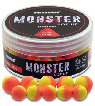 Haldorádó MONSTER Pop Up Method 9, 11 mm - Vörös Lazac