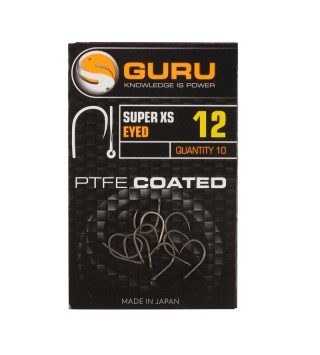 GURU Super XS horog Size 08 (Barbless/Eyed)