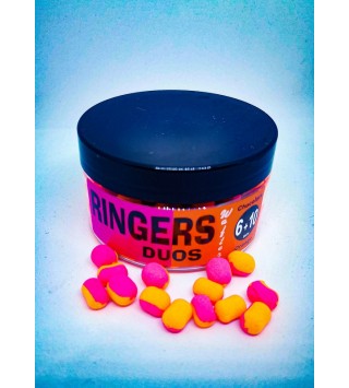 Ringers Duos Wafters - Pink-orange 6-10mm
