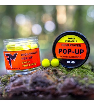 Feedermánia HIGH POWER POP-UP BOILIES & BARRELS 10 MM SWEET PINEAPPLE