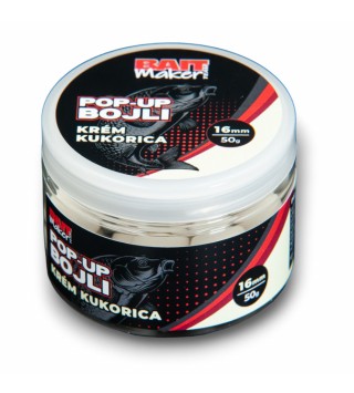 BAIT MAKER Pop Up Bojli 16 mm Krém Kukorica 50 g