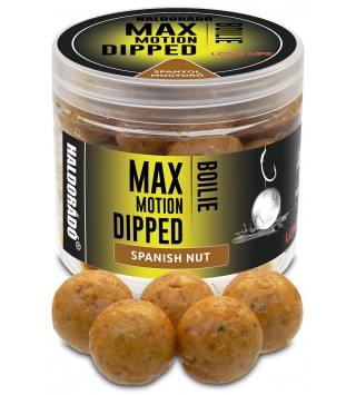 Haldorádó MAX MOTION Boilie Dipped 20 mm - Spanyol Mogyoró