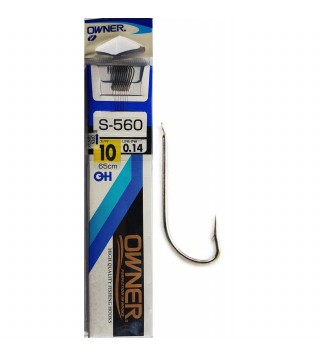 Owner Előkötött keszegező horog S-560 - 14 / 0,12 mm