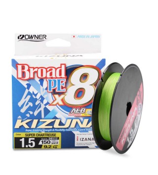 OWNER Kizuna X8 Chartreuse 135 m - 0,15 mm