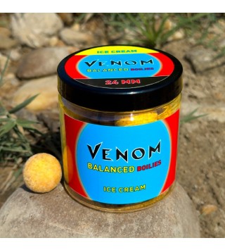 Feedermánia Venom Balanced Boilies Ice Cream 24 mm