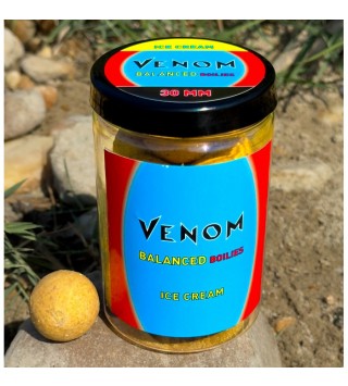Feedermánia Venom Balanced Boilies Ice Cream 30 mm