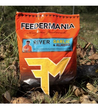 Feedermánia etetőanyag - RIVER GARLIC AND ALMOND 2500g NEW