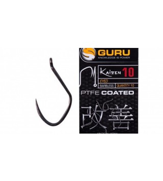 GURU Kaizen Eyed hook size 18 (Barbless/Eyed)